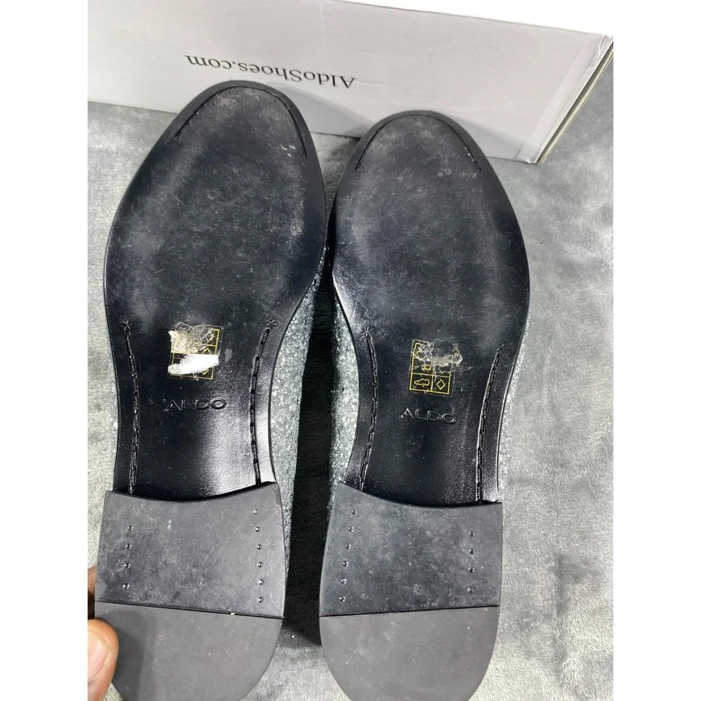 Aldo‎ Men's Shoe US 10 Glitter Slip On Loafer Tuxedo Sparkling Dress Formal EUC